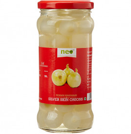 Neo Silver Skin Onions (Pickled Vegetables)   Glass Jar  350 grams